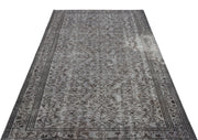 Atina Grey Vintage Wool Handmade Area Rug 4'8" x 7'9"