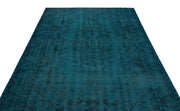 Atina Turquoise Vintage Wool Handmade Area Rug 6'0" x 9'3"