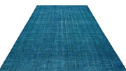 Atina Turquoise Vintage Wool Handmade Area Rug 7'1" x 10'11"