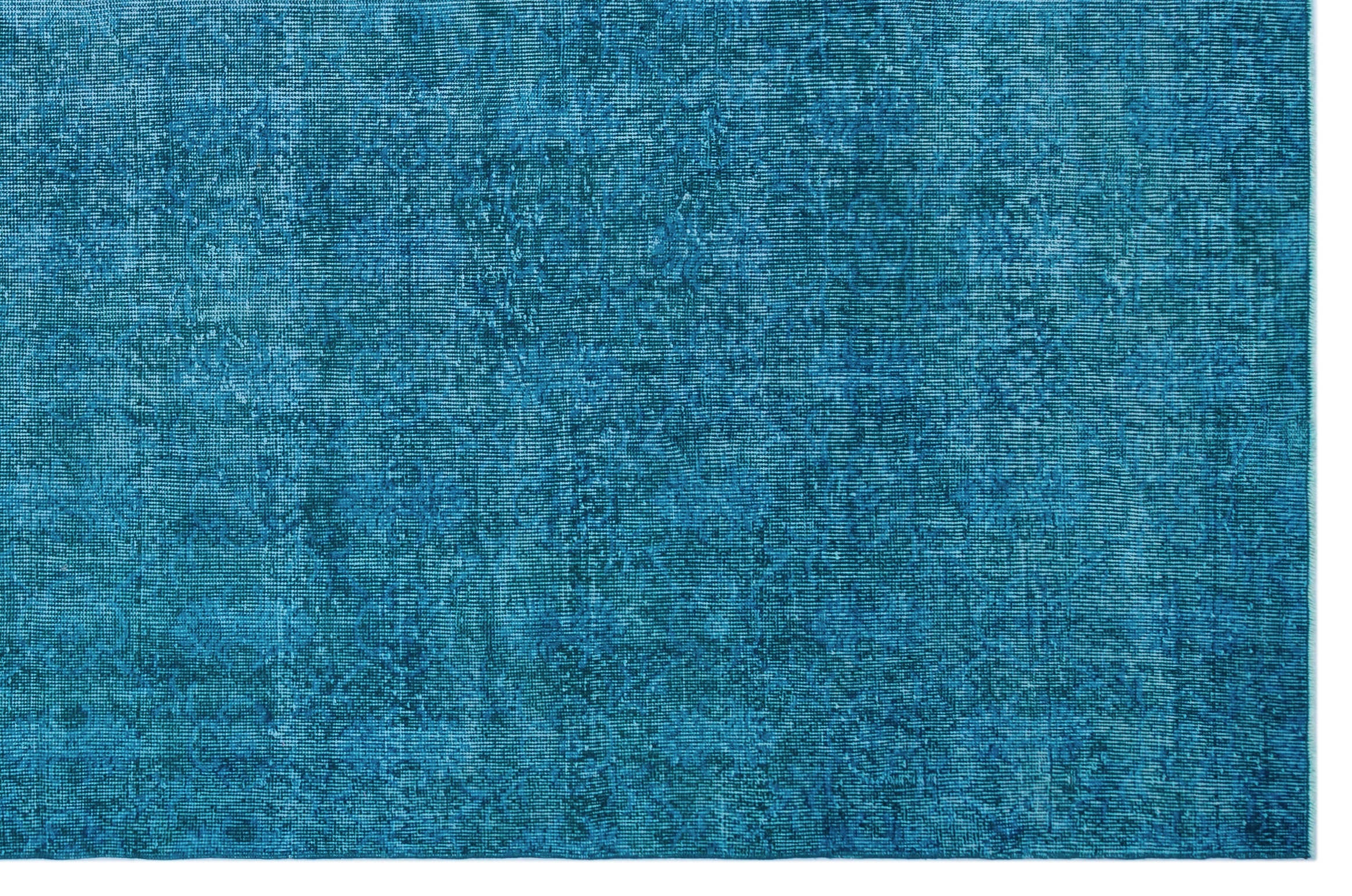 Atina Turquoise Vintage Wool Handmade Area Rug 7'1" x 10'11"