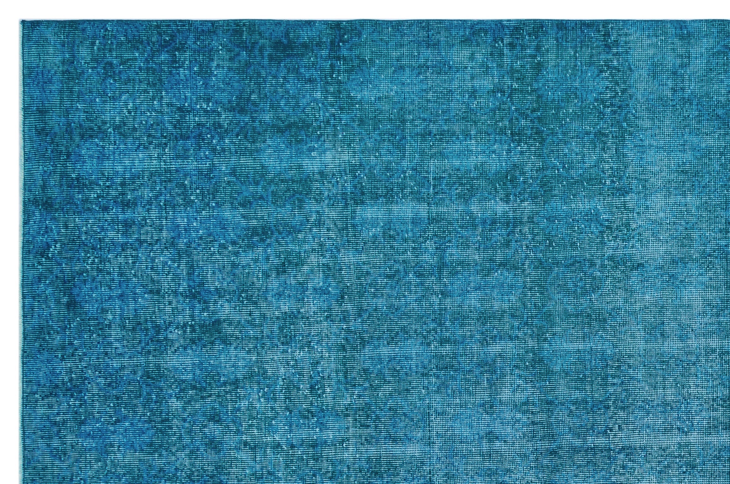 Atina Turquoise Vintage Wool Handmade Area Rug 7'1" x 10'11"