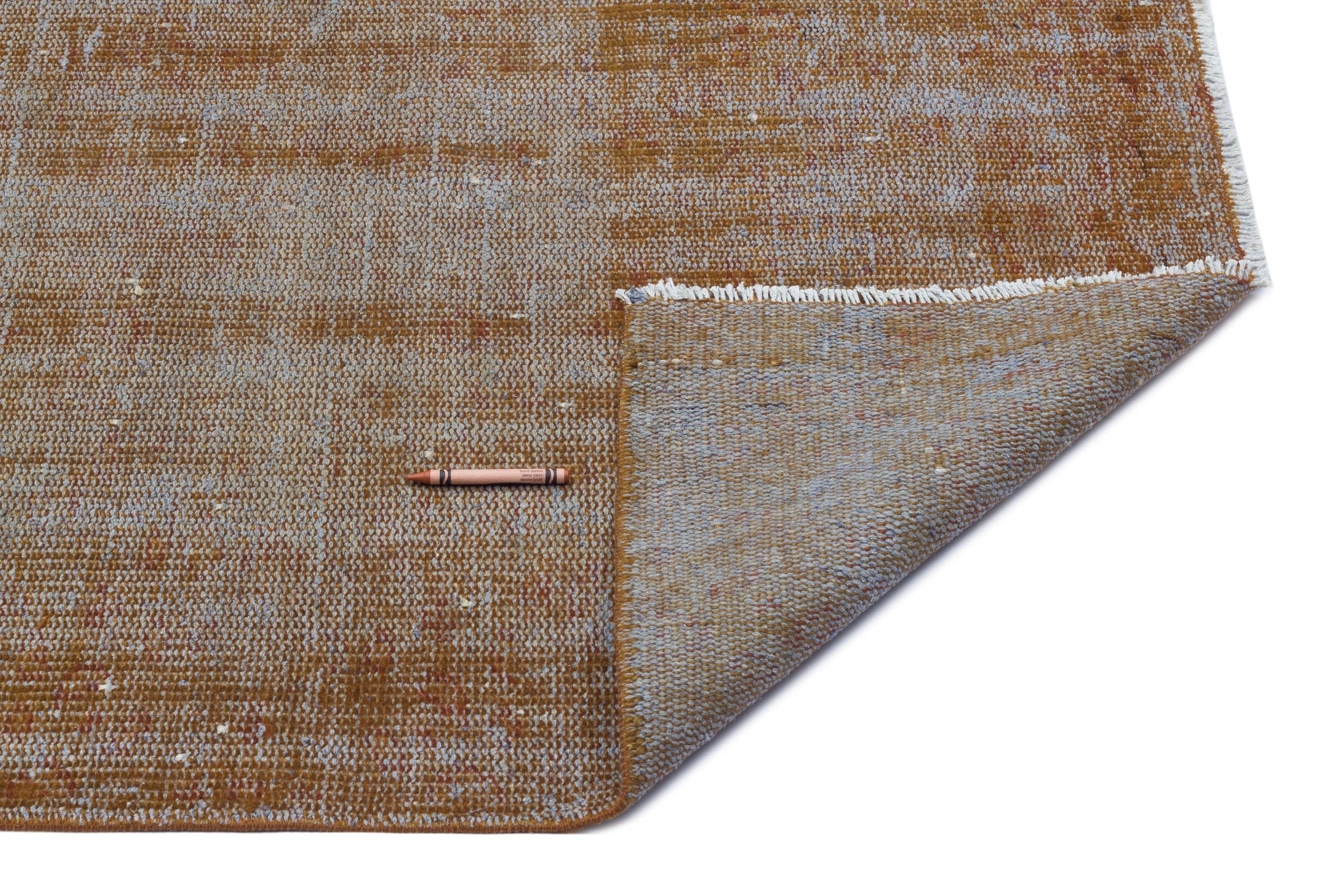 Atina Brown Vintage Wool Handmade Area Rug 5'0" x 7'9"