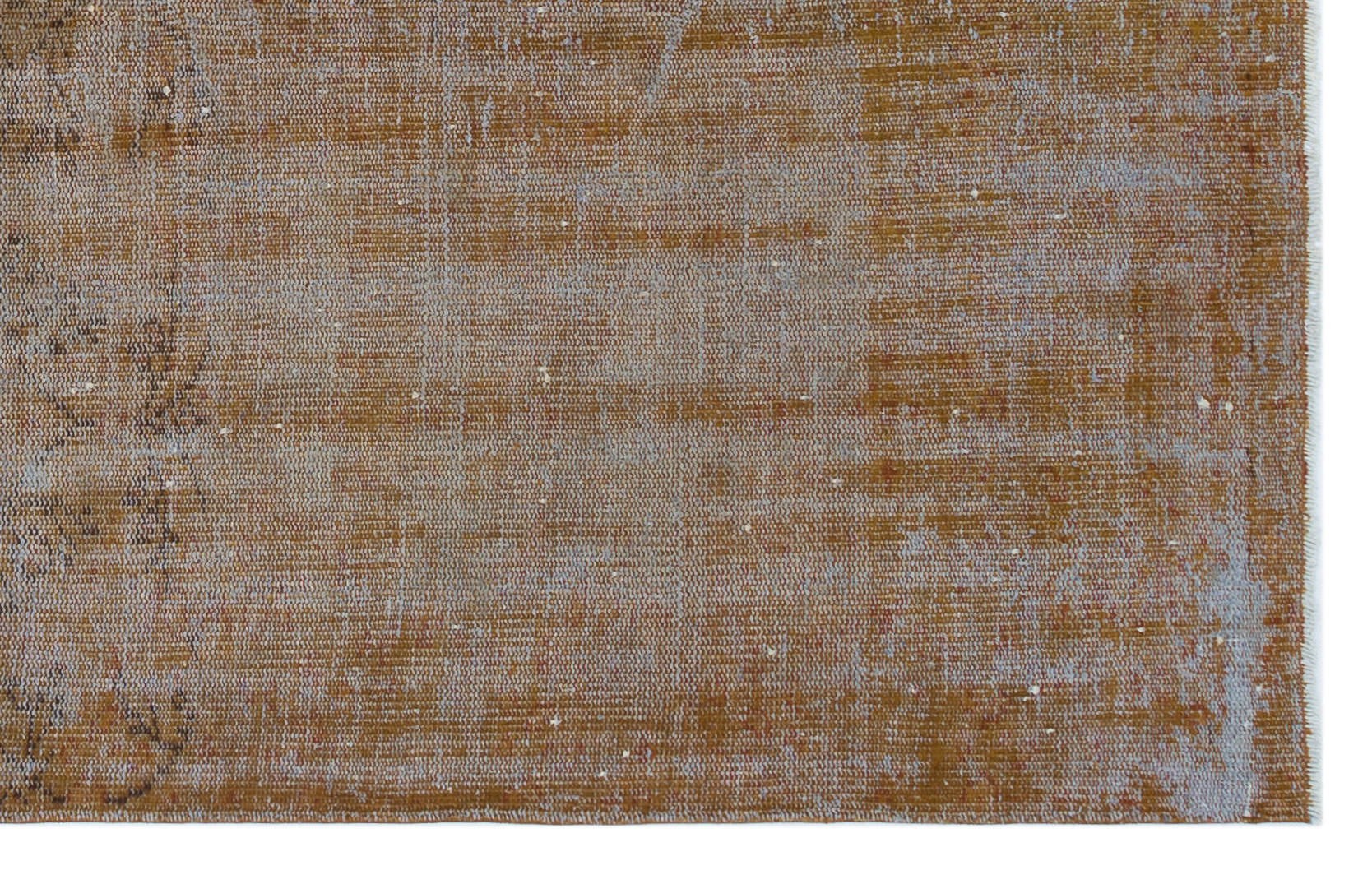 Atina Brown Vintage Wool Handmade Area Rug 5'0" x 7'9"