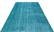 Atina Turquoise Vintage Wool Handmade Area Rug 6'0" x 8'10"