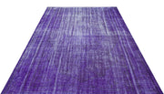 Atina Purple Vintage Wool Handmade Area Rug 6'0" x 8'5"