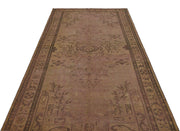 Atina Brown Vintage Wool Handmade Area Rug 5'1" x 8'11"