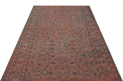 Atina Pink Vintage Wool Handmade Area Rug 5'0" x 7'6"