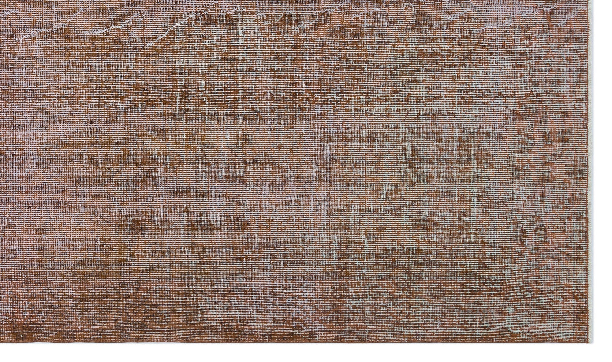 Atina Brown Vintage Wool Handmade Area Rug 4'11" x 8'4"