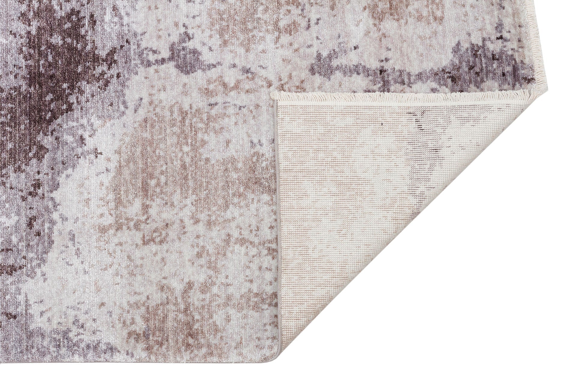 Handmade Viscose Rug – Modern Area Rug | Cream Colored Carpet, Soft Texture