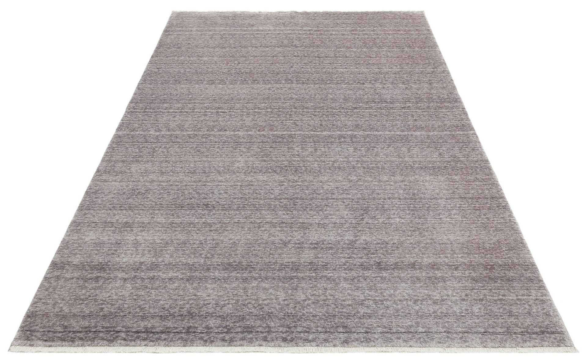 Handmade Viscose Rug – Modern Grey Area Rug | Soft Texture, Easy Clean Carpet