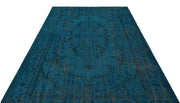 Atina Turquoise Vintage Wool Handmade Area Rug 6'0" x 8'4"