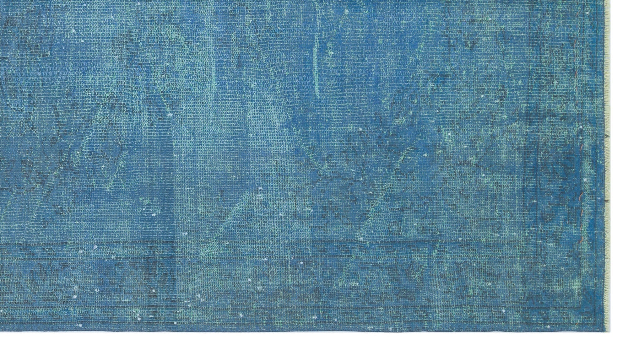 Atina Blue Vintage Wool Handmade Area Rug 5'3" x 8'5"