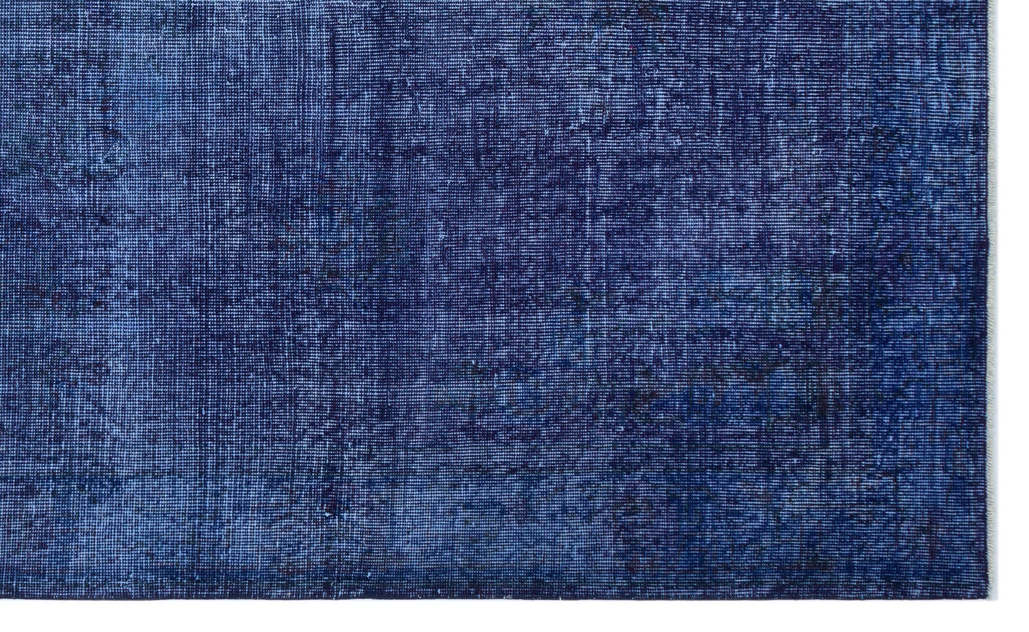 Atina Blue Vintage Wool Handmade Area Rug 5'8" x 9'4"