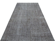 Atina Grey Vintage Wool Handmade Area Rug 5'10" x 7'4"