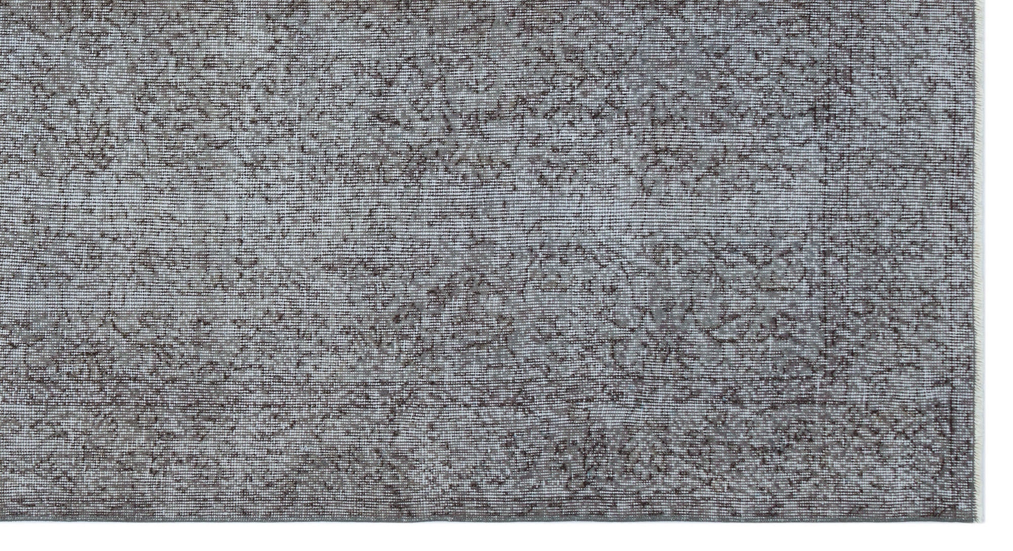 Atina Grey Vintage Wool Handmade Area Rug 5'10" x 7'4"