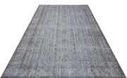 Atina Grey Vintage Wool Handmade Area Rug 5'11" x 9'5"