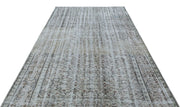Atina Grey Vintage Wool Handmade Area Rug 5'10" x 8'6"