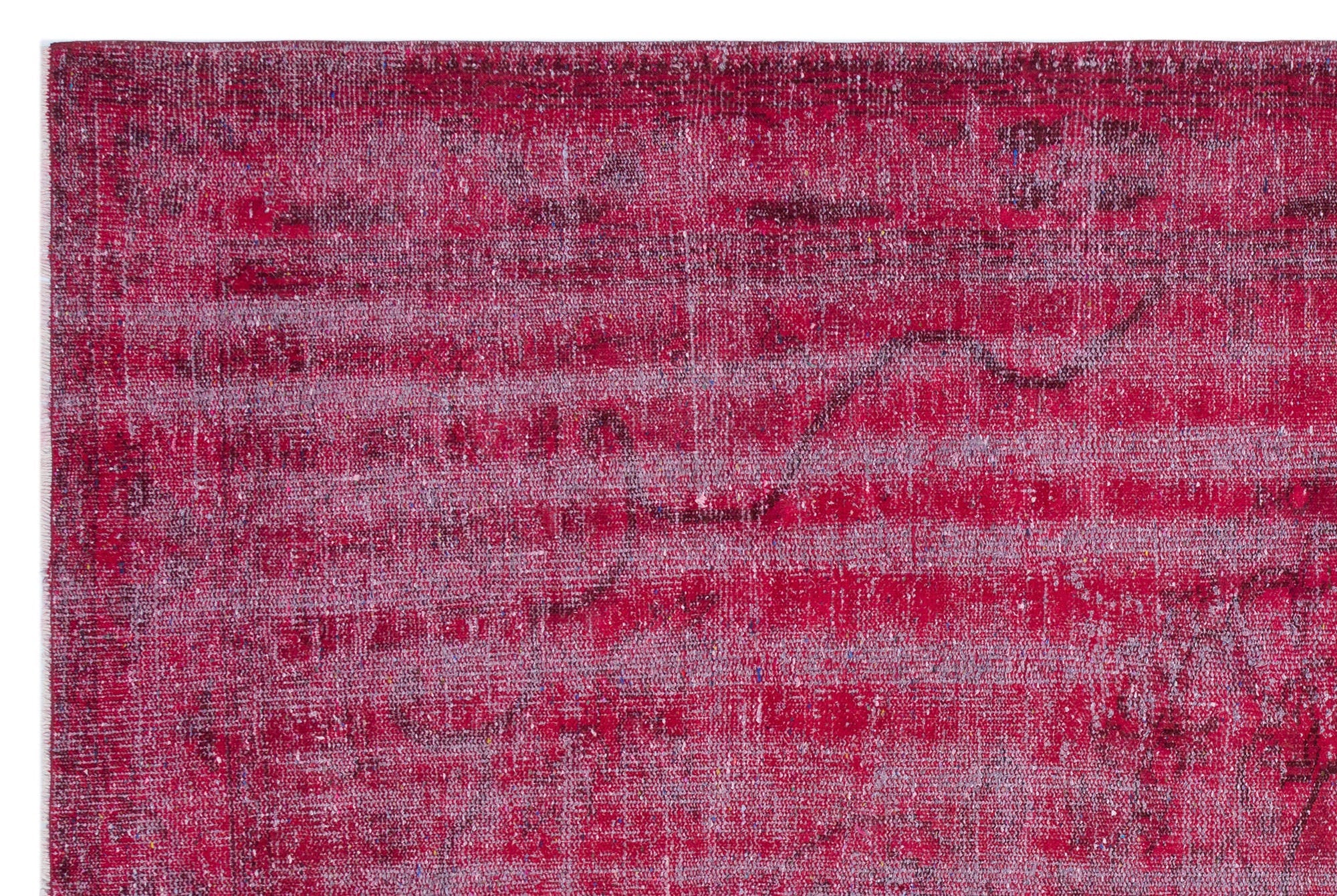 Atina Pink Vintage Wool Handmade Area Rug 5'9" x 8'11"