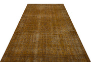 Atina Brown Vintage Wool Handmade Area Rug 5'3" x 9'4"
