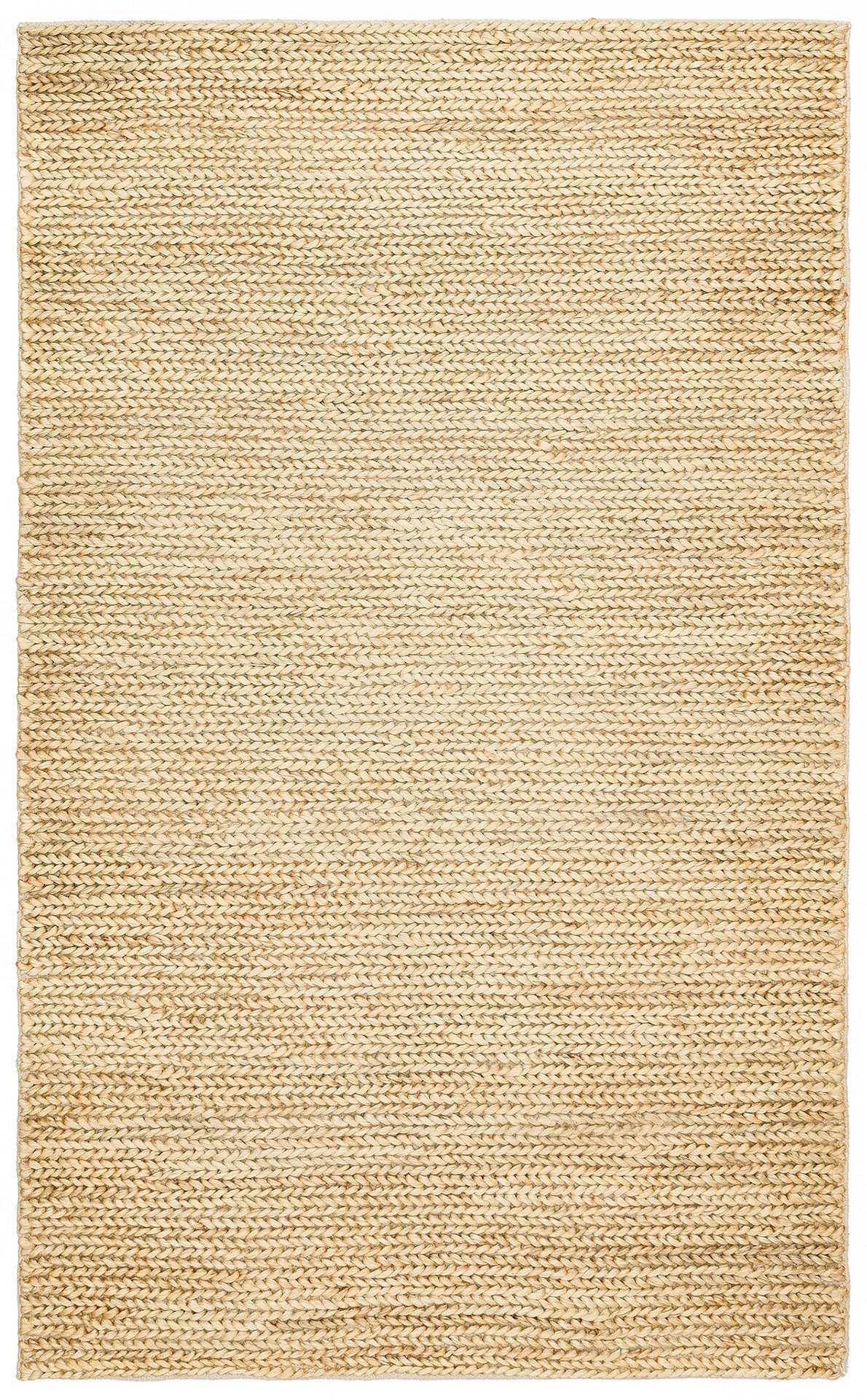 Handmade Jute Rug - Modern Cream Flatweave Natural Fiber Carpet for Living Room