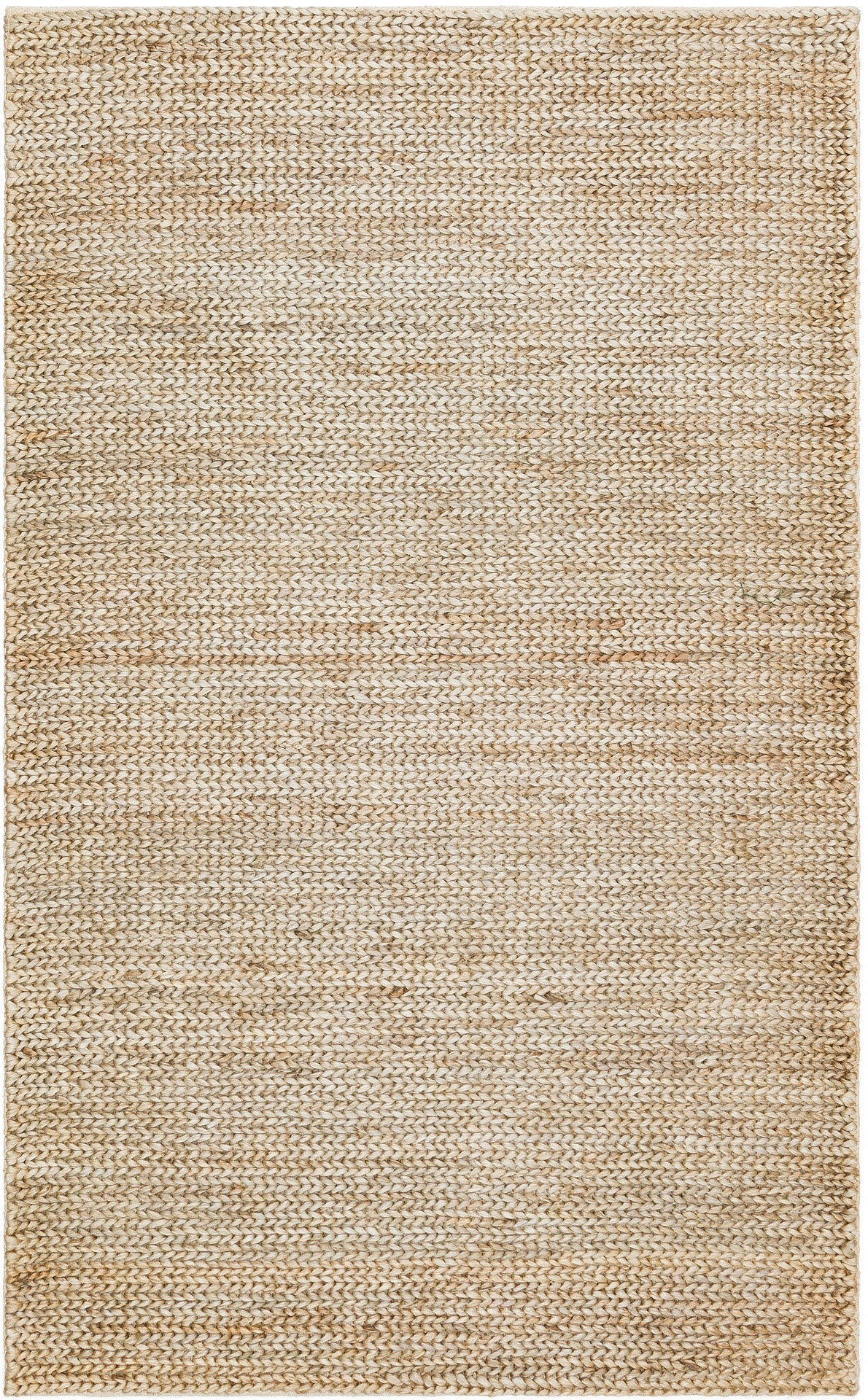 Handmade Jute Rug – Beige Natural Fiber Carpet | Modern Flatweave Eco Friendly Mat