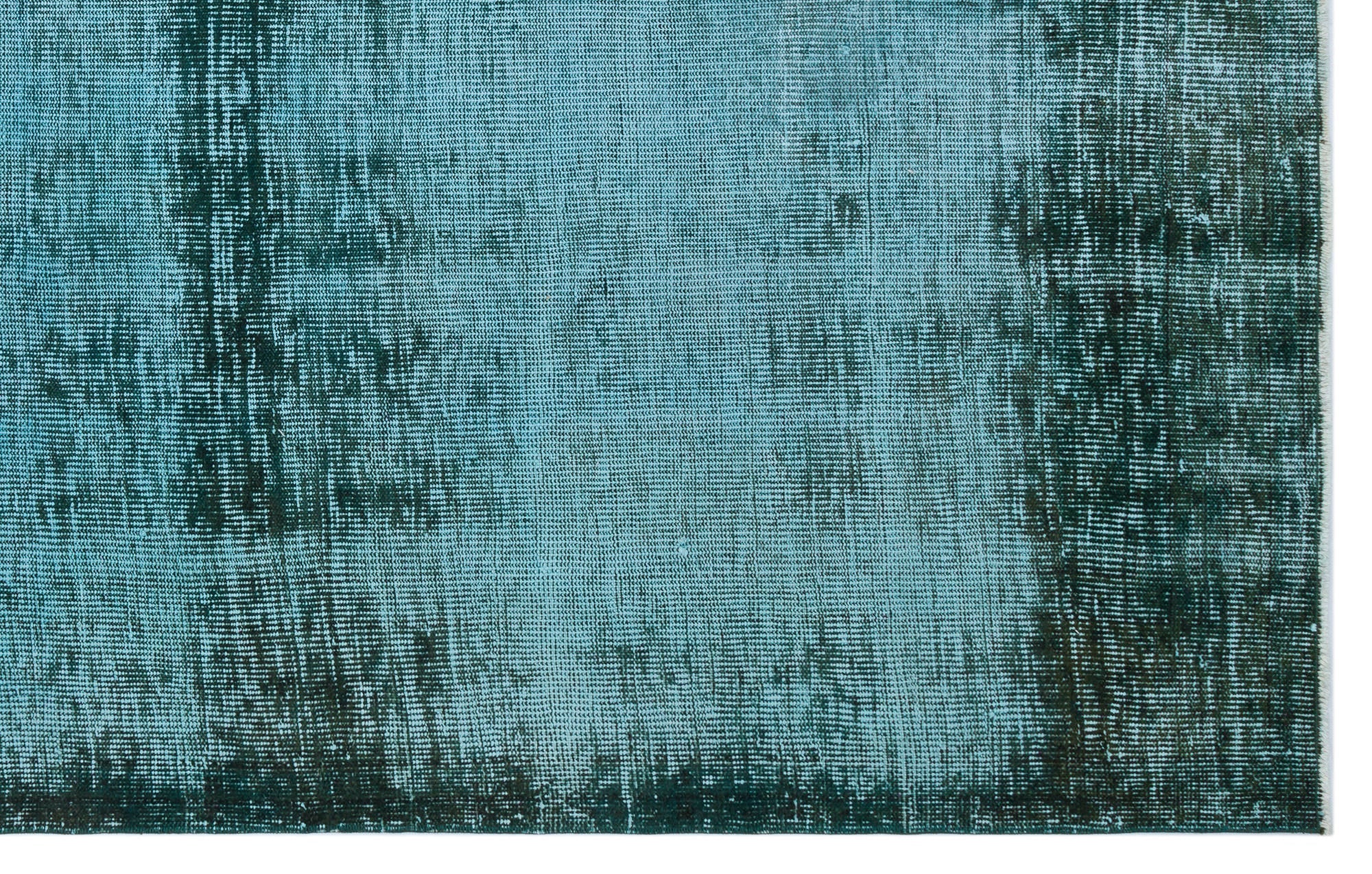 Atina Turquoise Vintage Wool Handmade Area Rug 5'7" x 9'0"