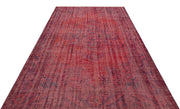 Atina Red Vintage Wool Handmade Area Rug 5'9" x 10'0"