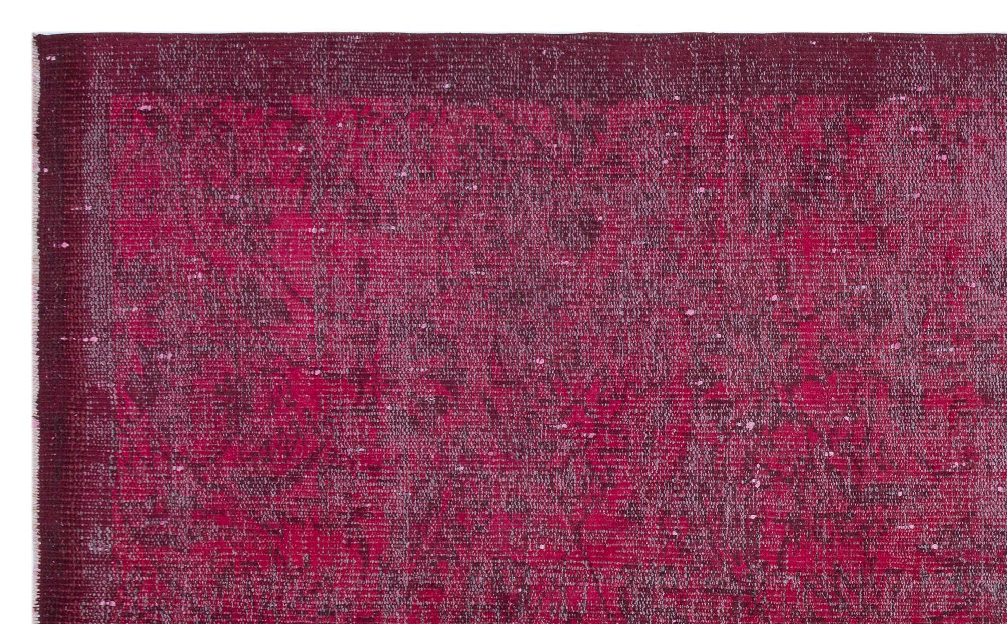 Atina Pink Vintage Wool Handmade Area Rug 4'10" x 7'9"