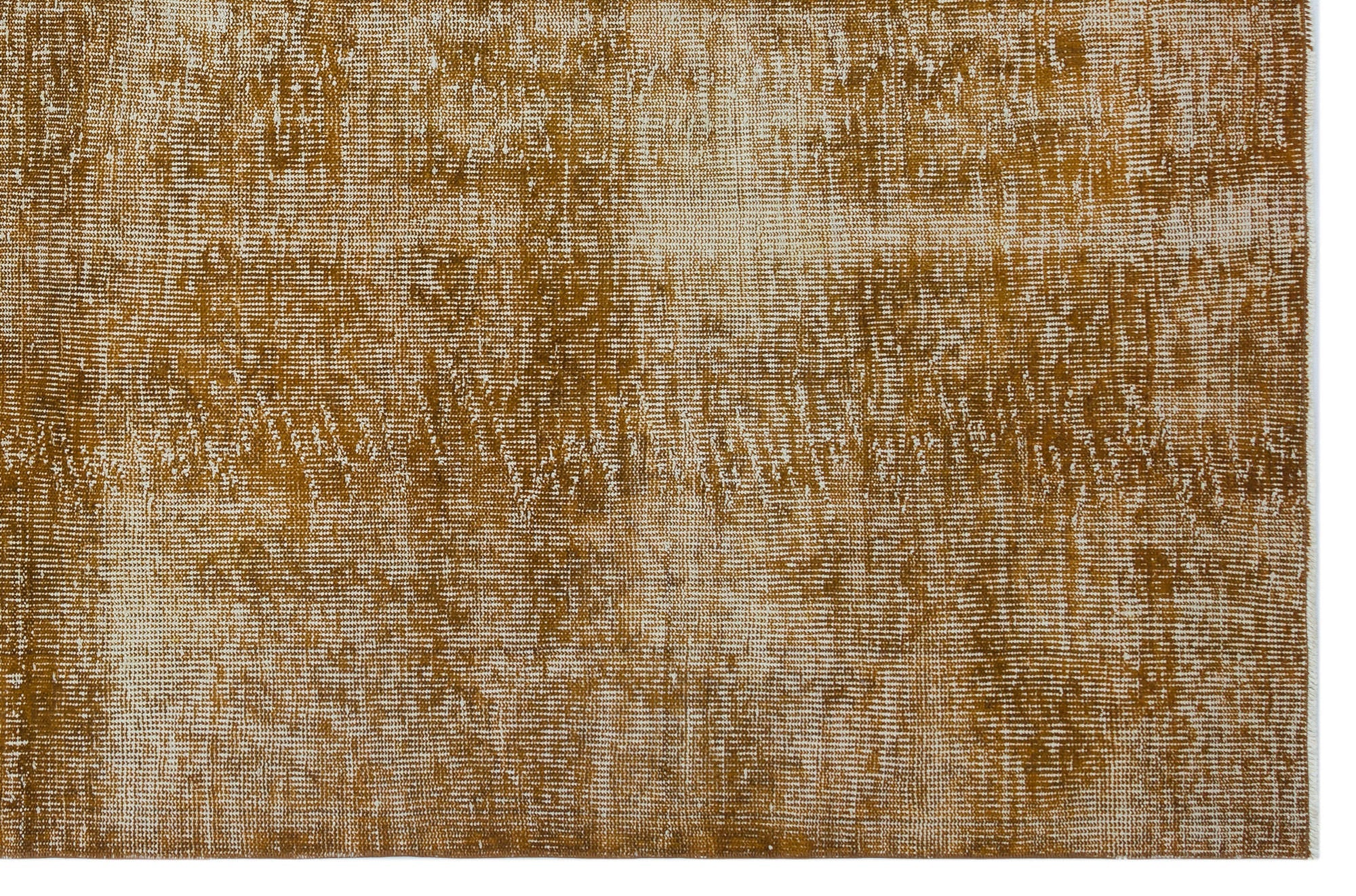 Atina Brown Vintage Wool Handmade Area Rug 6'1" x 9'2"