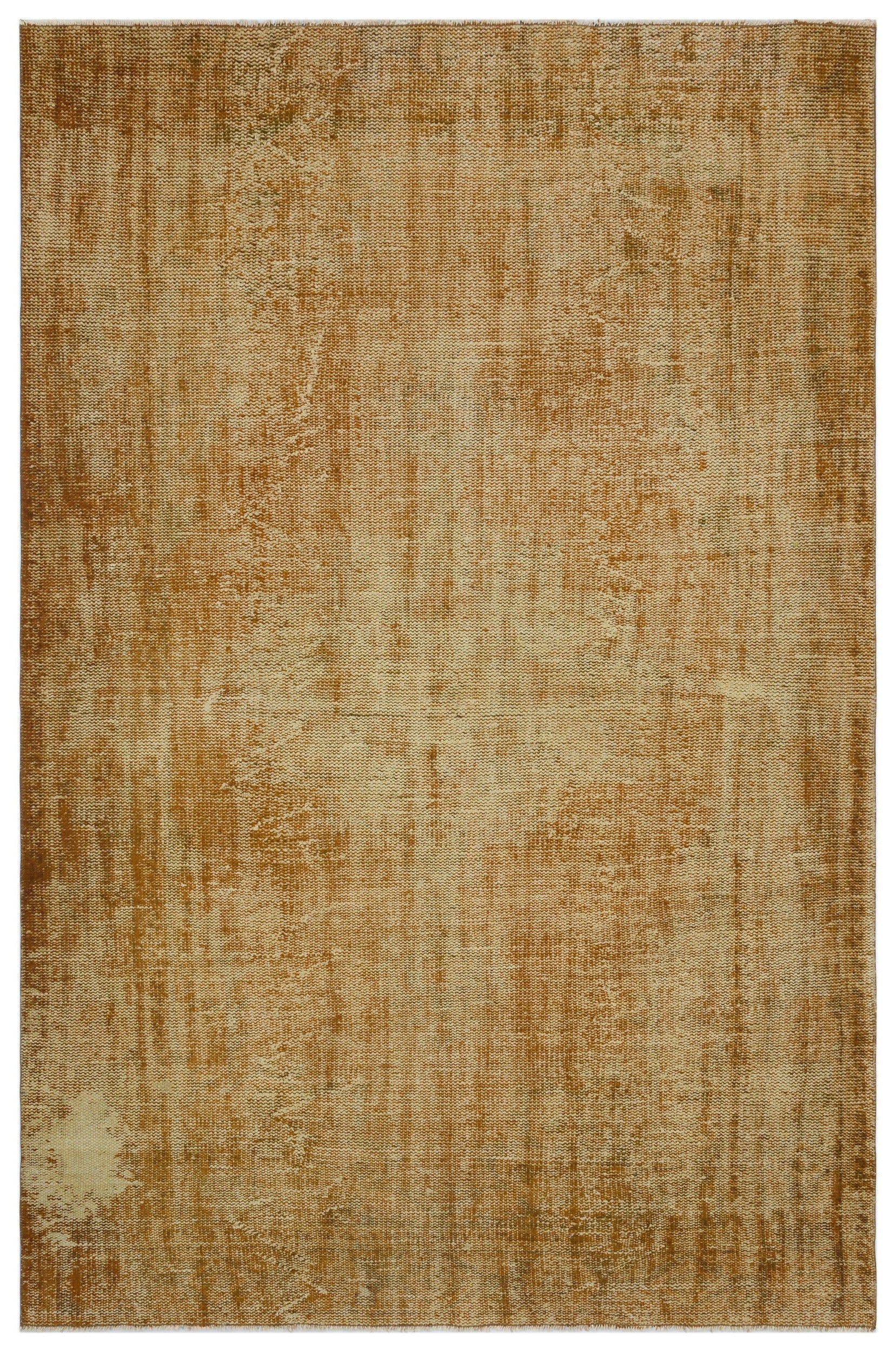 Atina Brown Vintage Wool Handmade Area Rug 5'11" x 8'8"