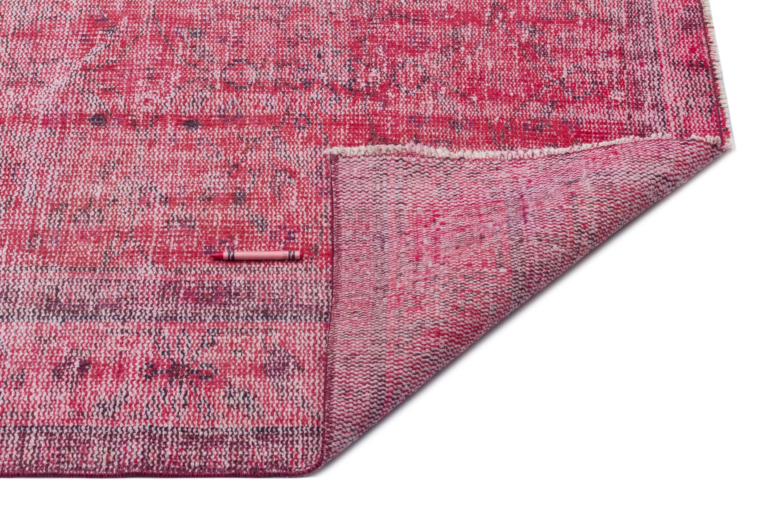 Atina Red Vintage Wool Handmade Area Rug 5'9" x 8'8"