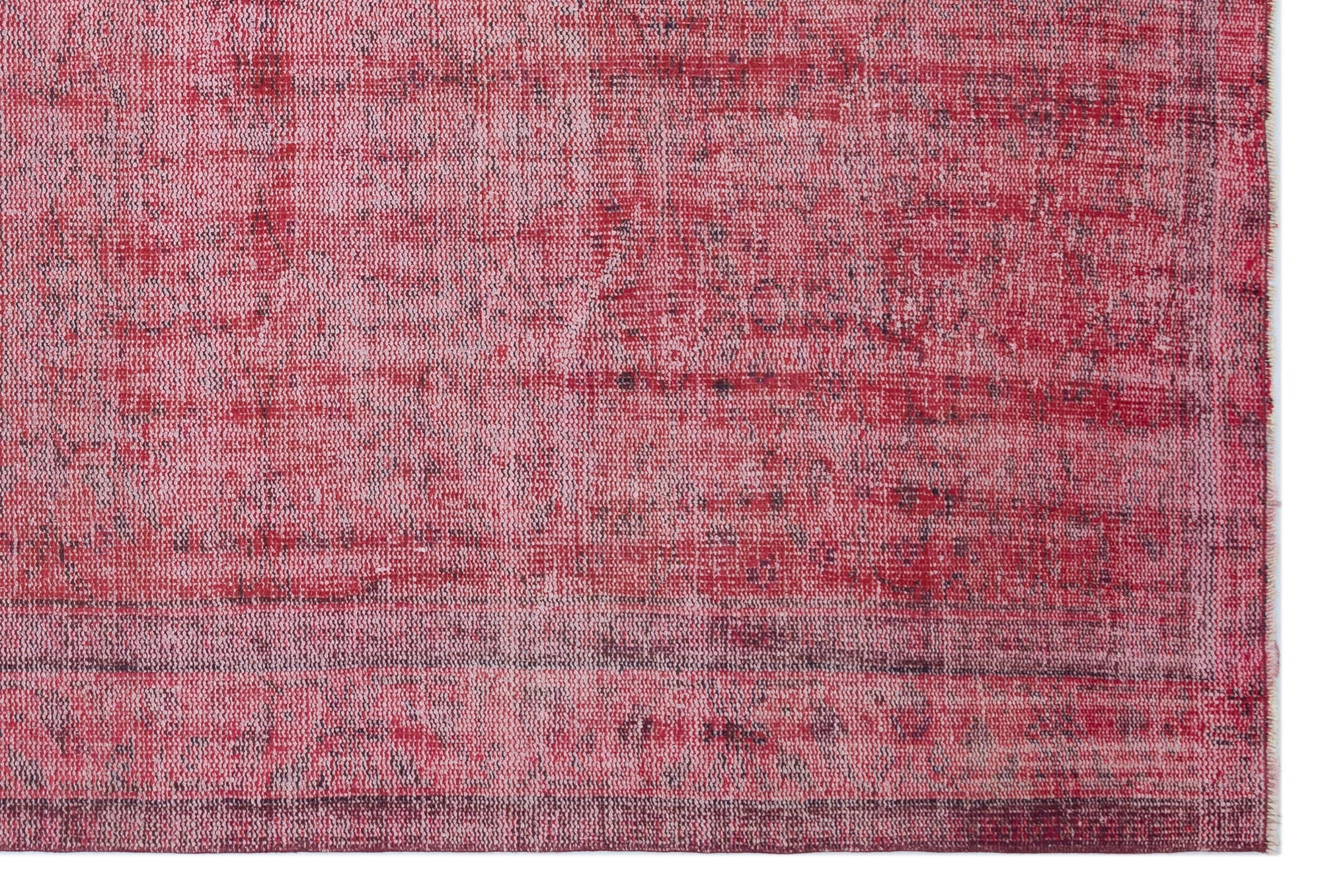 Atina Red Vintage Wool Handmade Area Rug 5'9" x 8'8"
