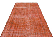Atina Orange Vintage Wool Handmade Area Rug 5'0" x 8'3"
