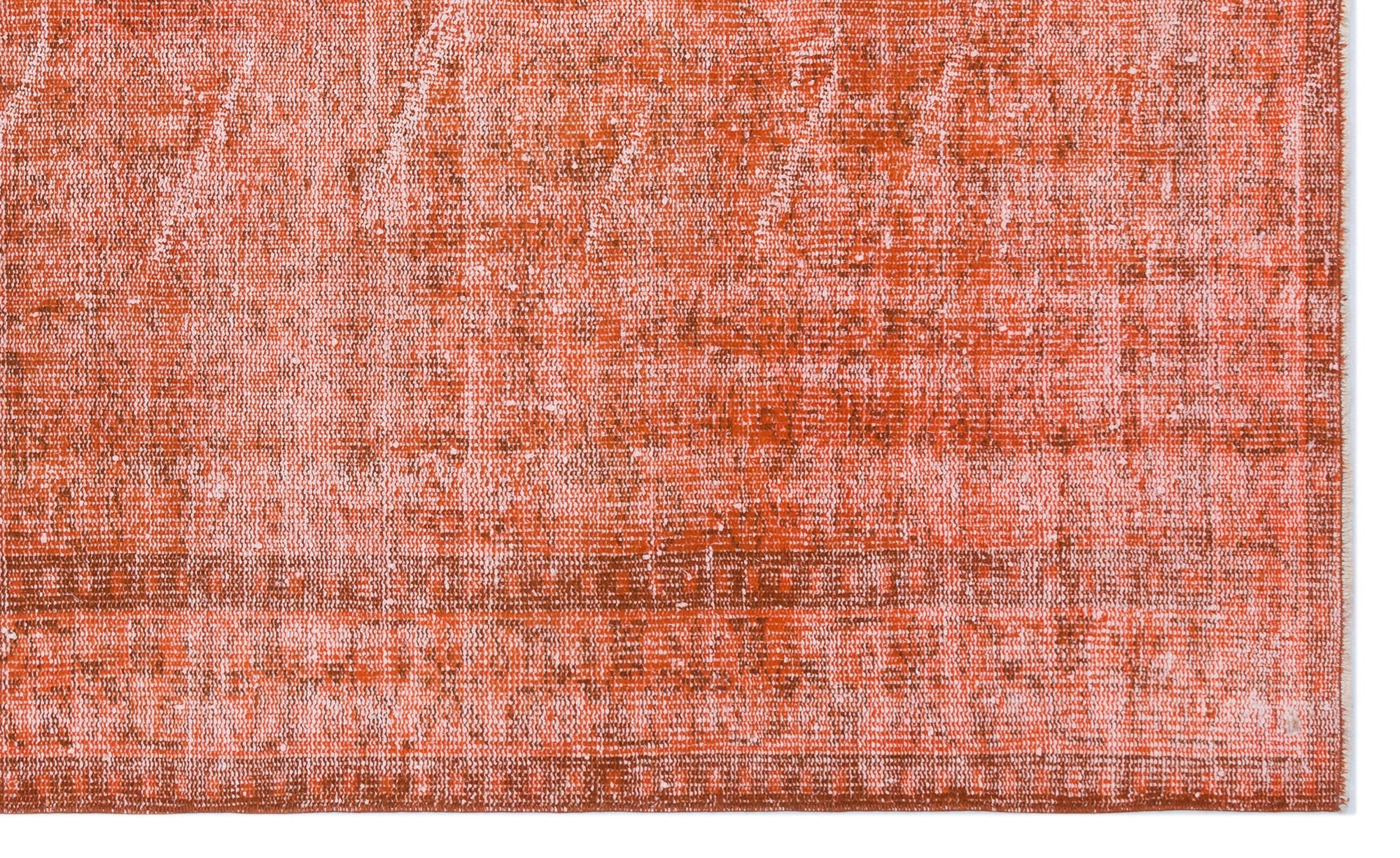 Atina Orange Vintage Wool Handmade Area Rug 5'0" x 8'3"