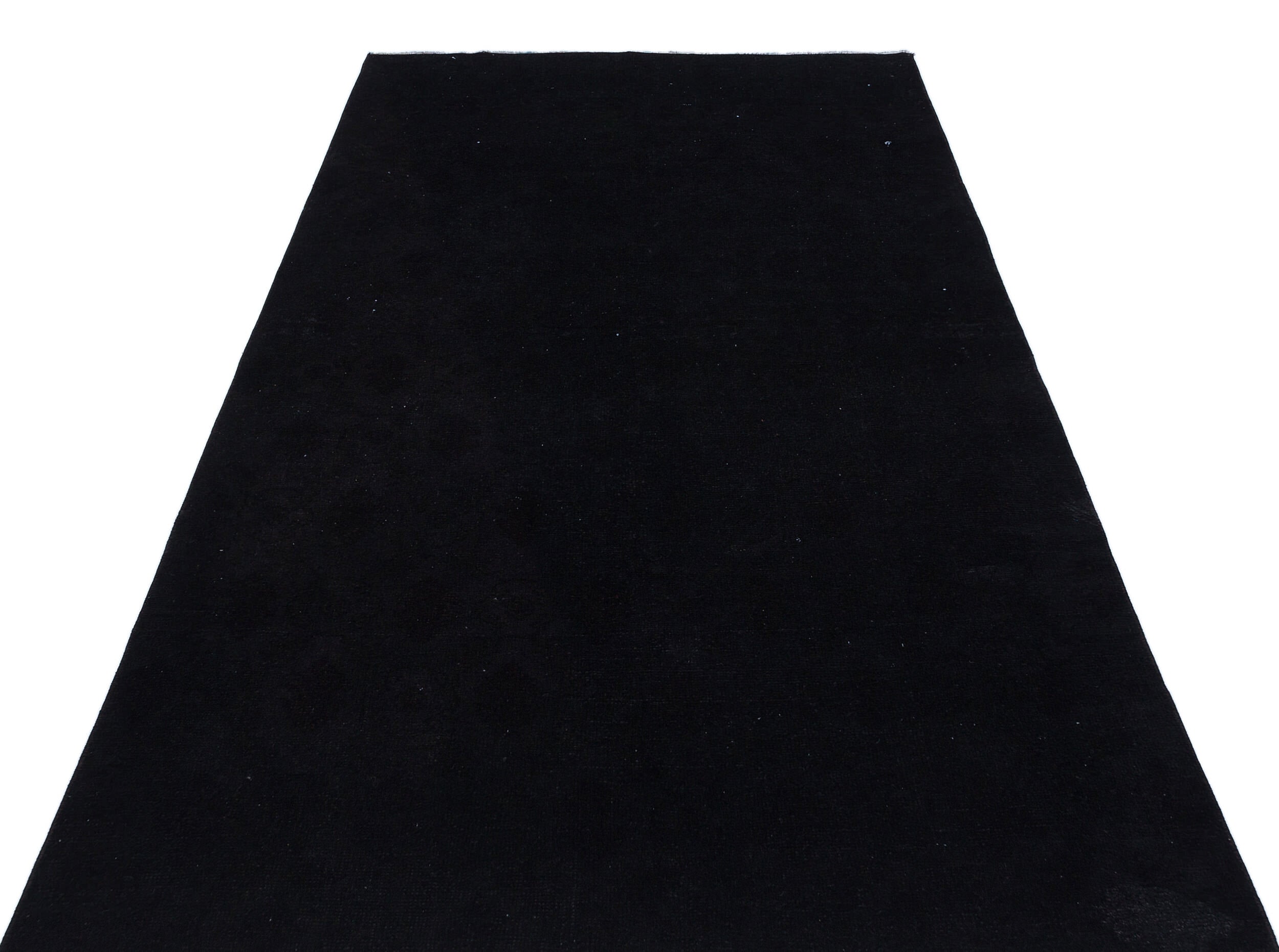 Atina Black Vintage Wool Handmade Area Rug 4'9" x 7'10"