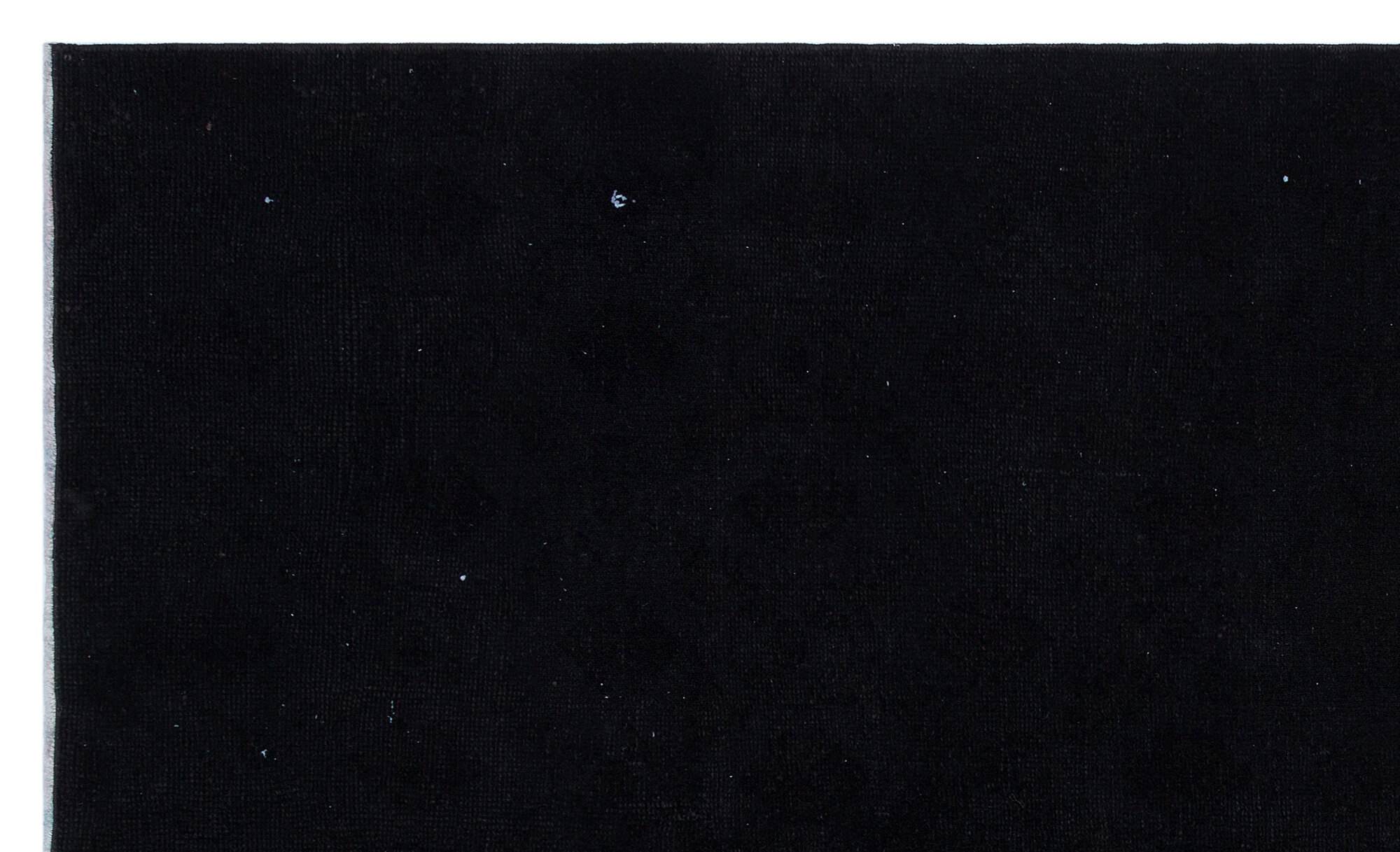 Atina Black Vintage Wool Handmade Area Rug 4'9" x 7'10"