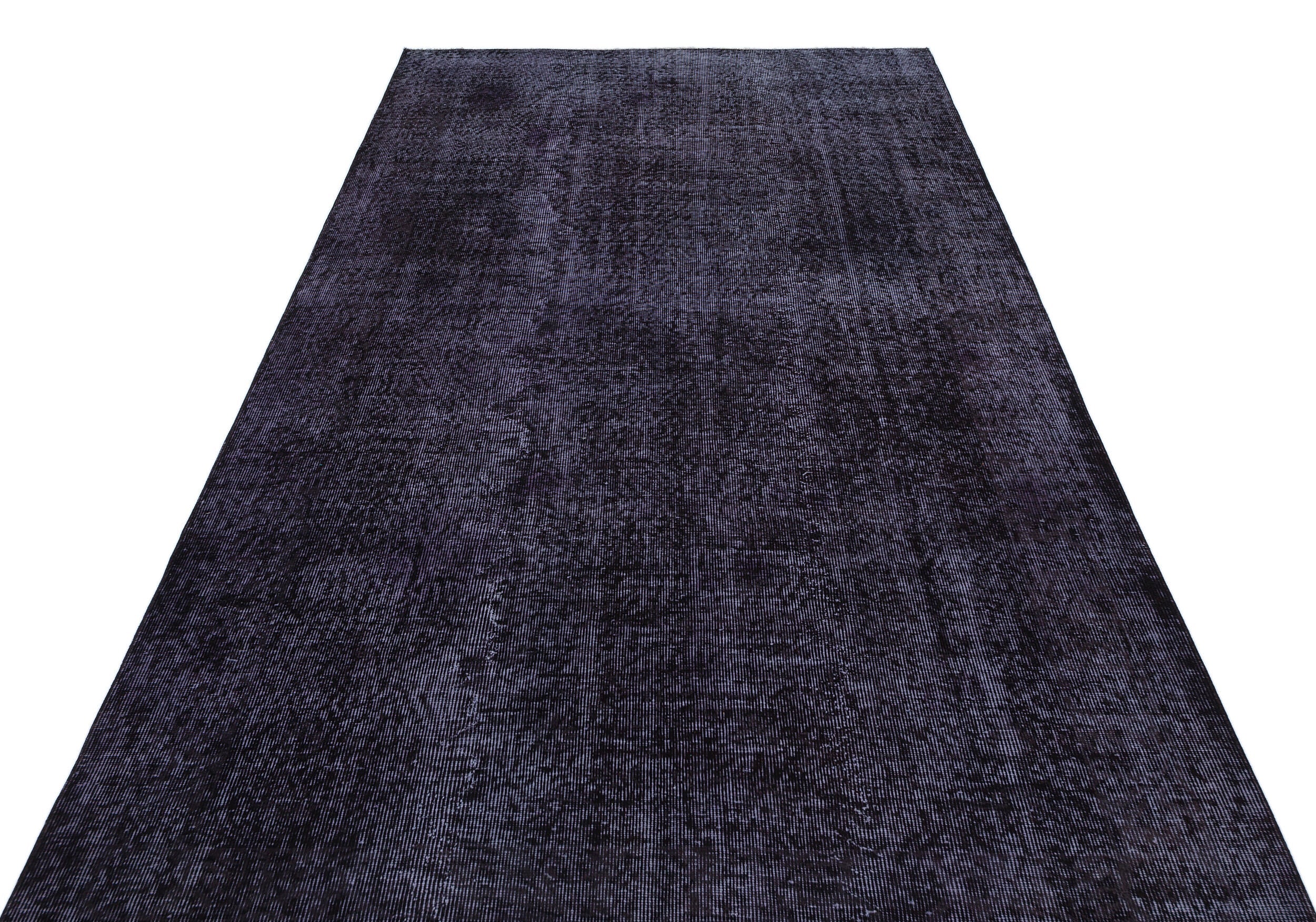 Atina Purple Vintage Wool Handmade Area Rug 5'5" x 8'10"