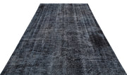 Atina Black Vintage Wool Handmade Area Rug 6'9" x 10'3"
