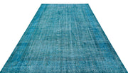 Atina Turquoise Vintage Wool Handmade Area Rug 7'0" x 10'0"