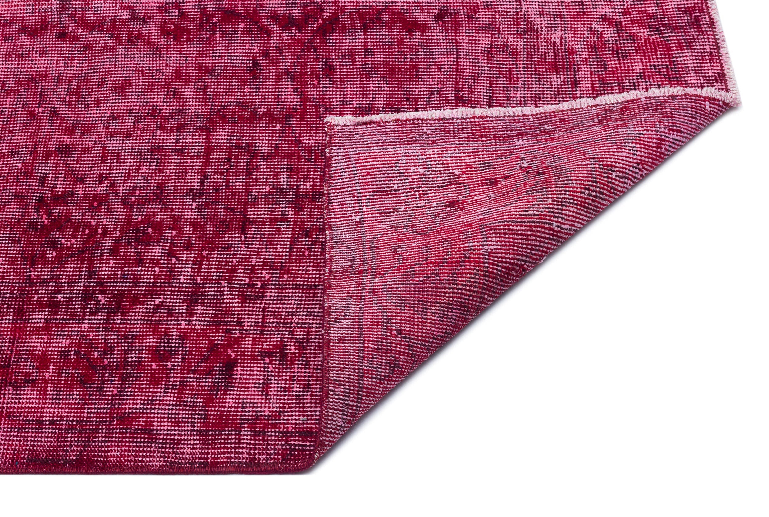 Atina Red Vintage Wool Handmade Area Rug 5'5" x 8'10"