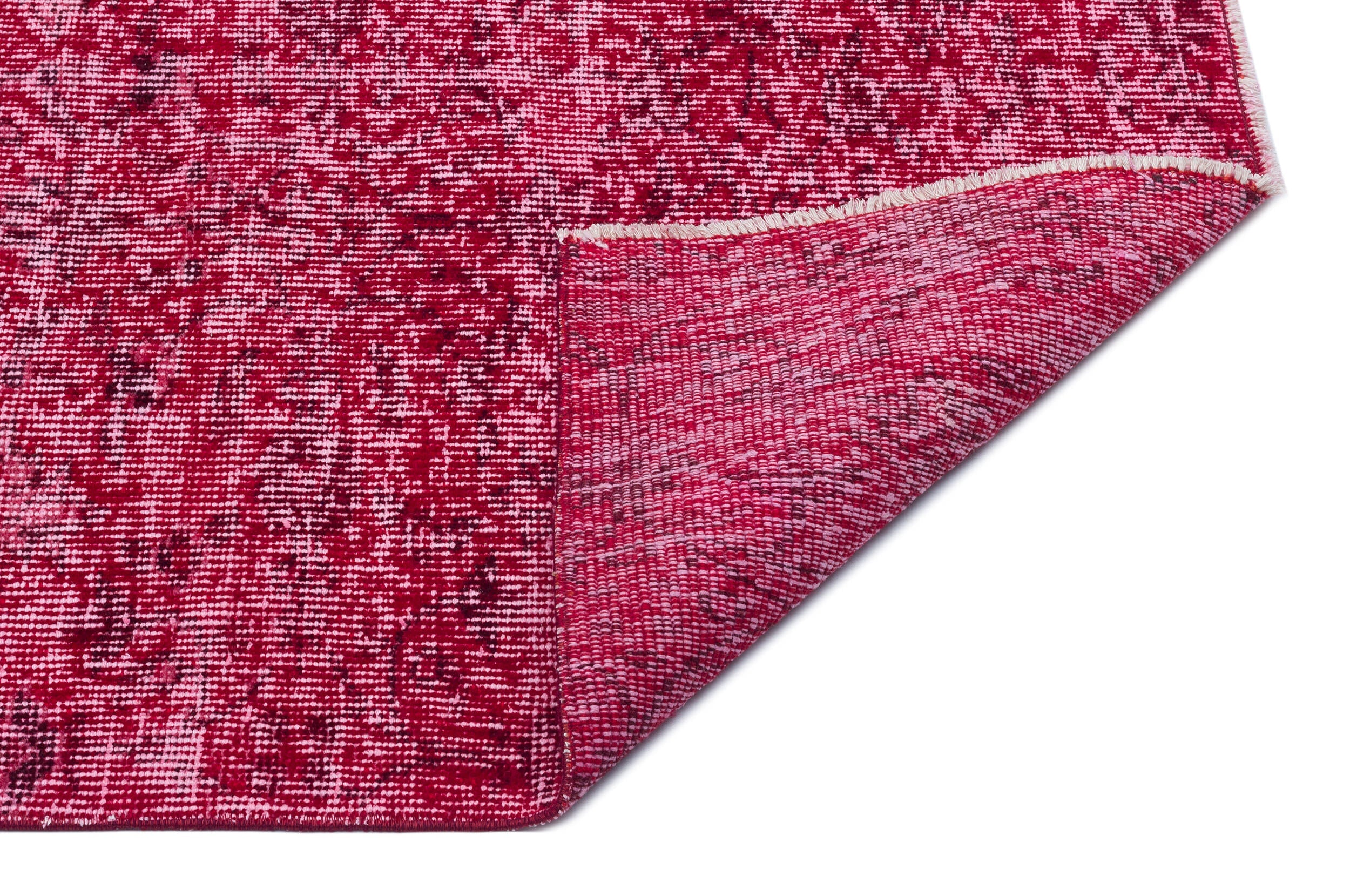 Atina Red Vintage Wool Handmade Area Rug 4'9" x 8'3"