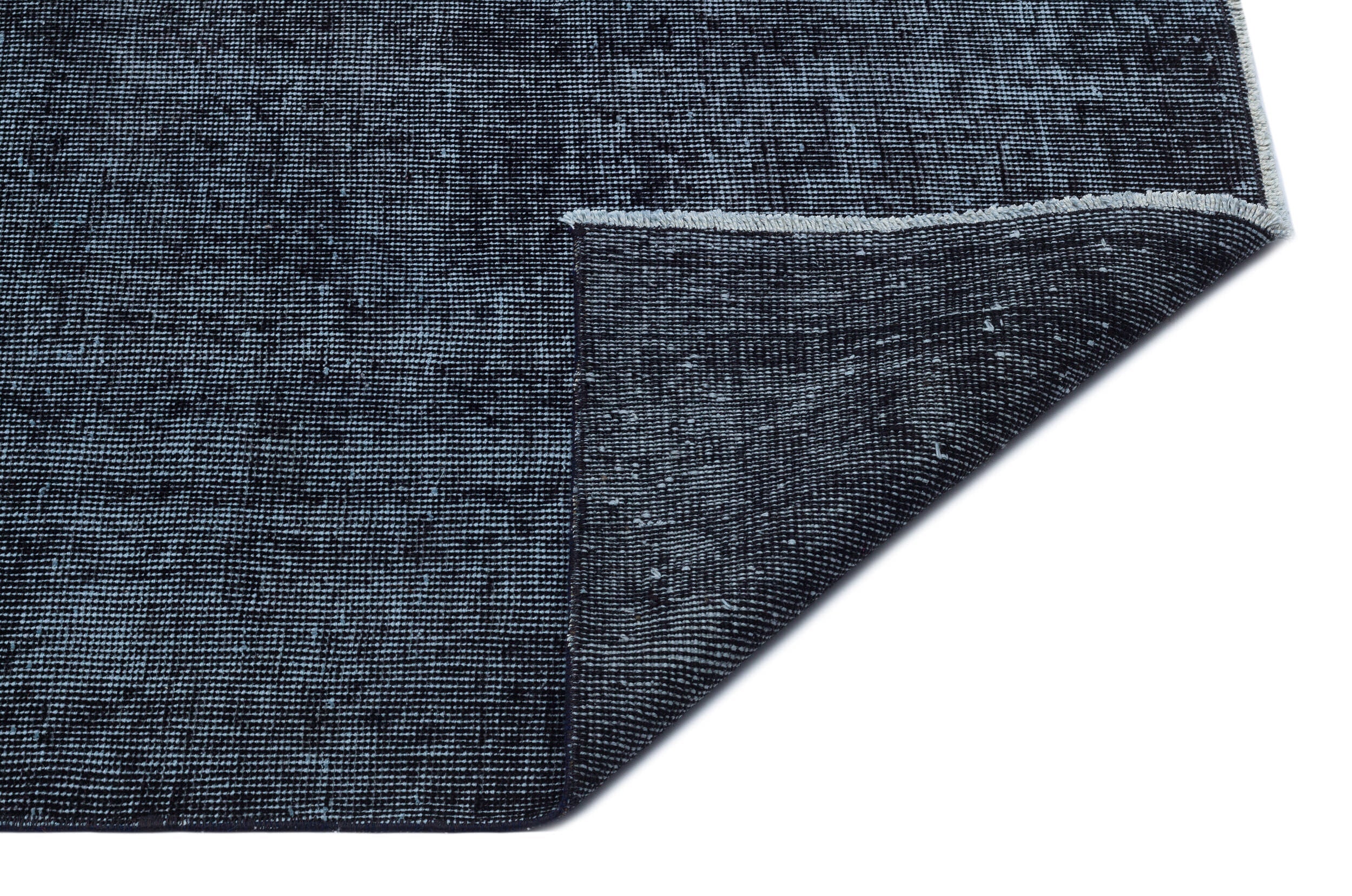 Atina Black Vintage Wool Handmade Area Rug 6'8" x 10'1"
