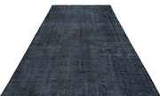 Atina Black Vintage Wool Handmade Area Rug 6'8" x 10'1"