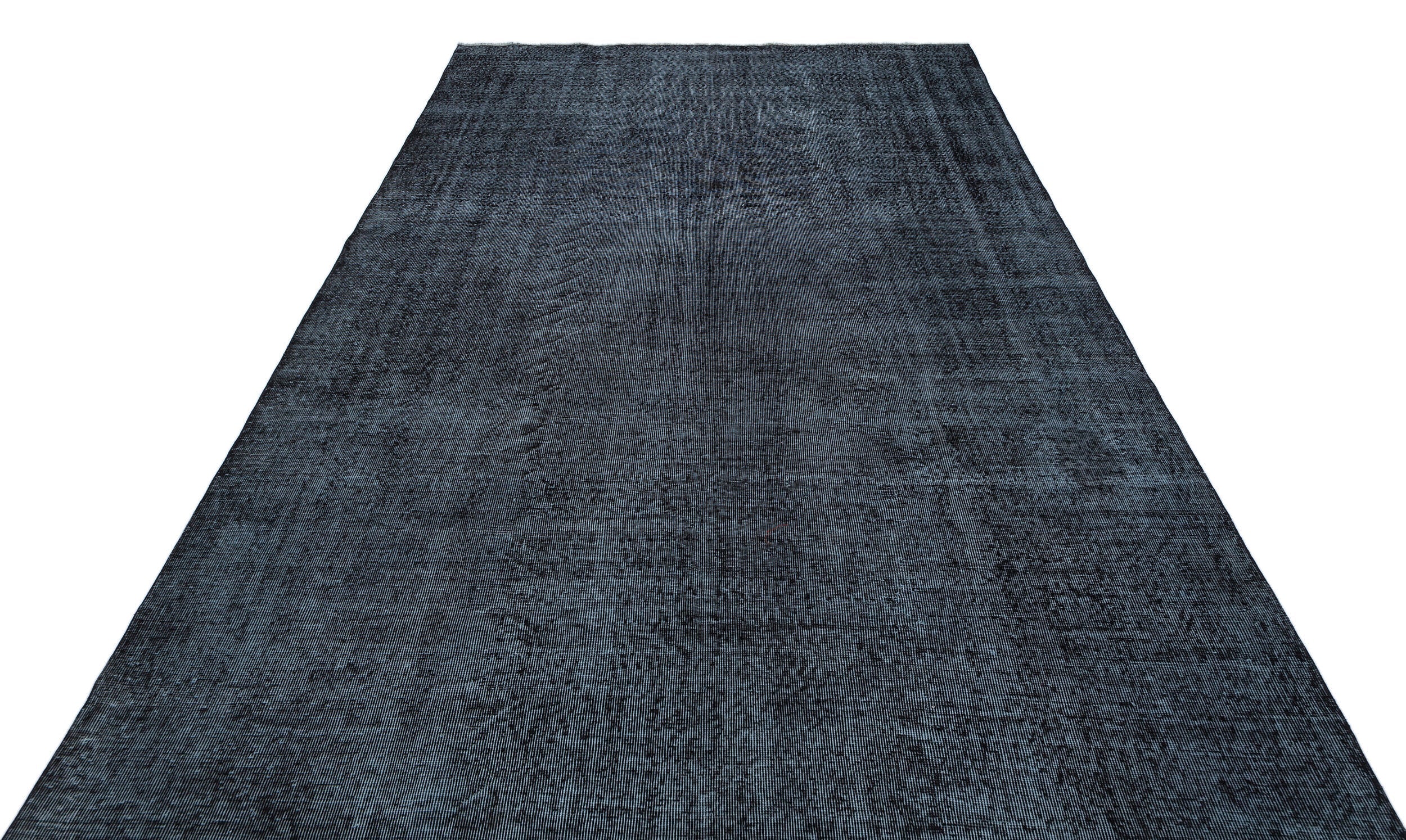 Atina Black Vintage Wool Handmade Area Rug 6'8" x 10'1"