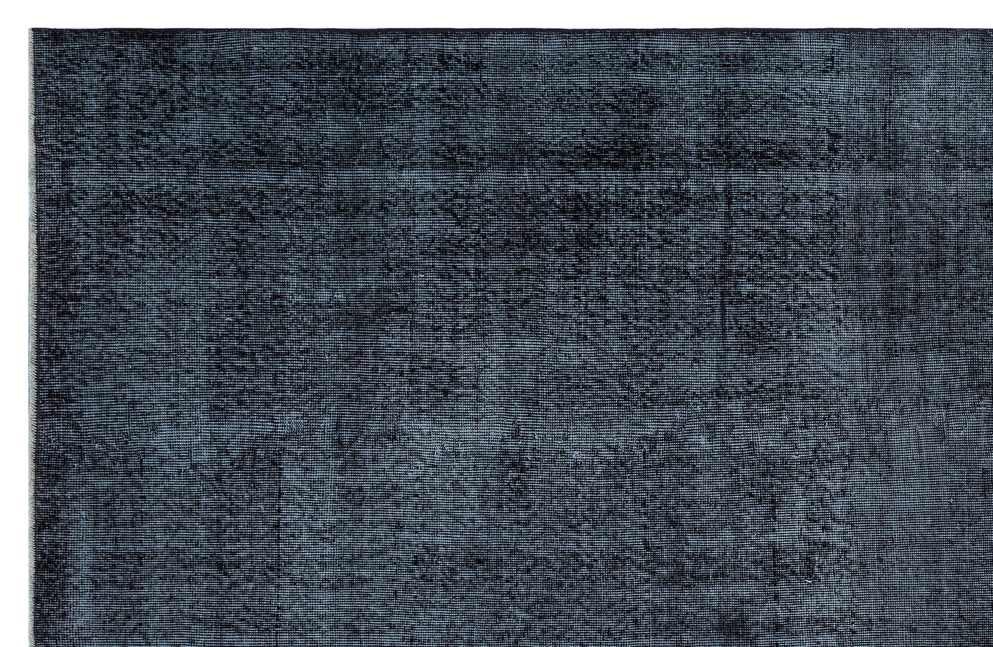 Atina Black Vintage Wool Handmade Area Rug 6'8" x 10'1"