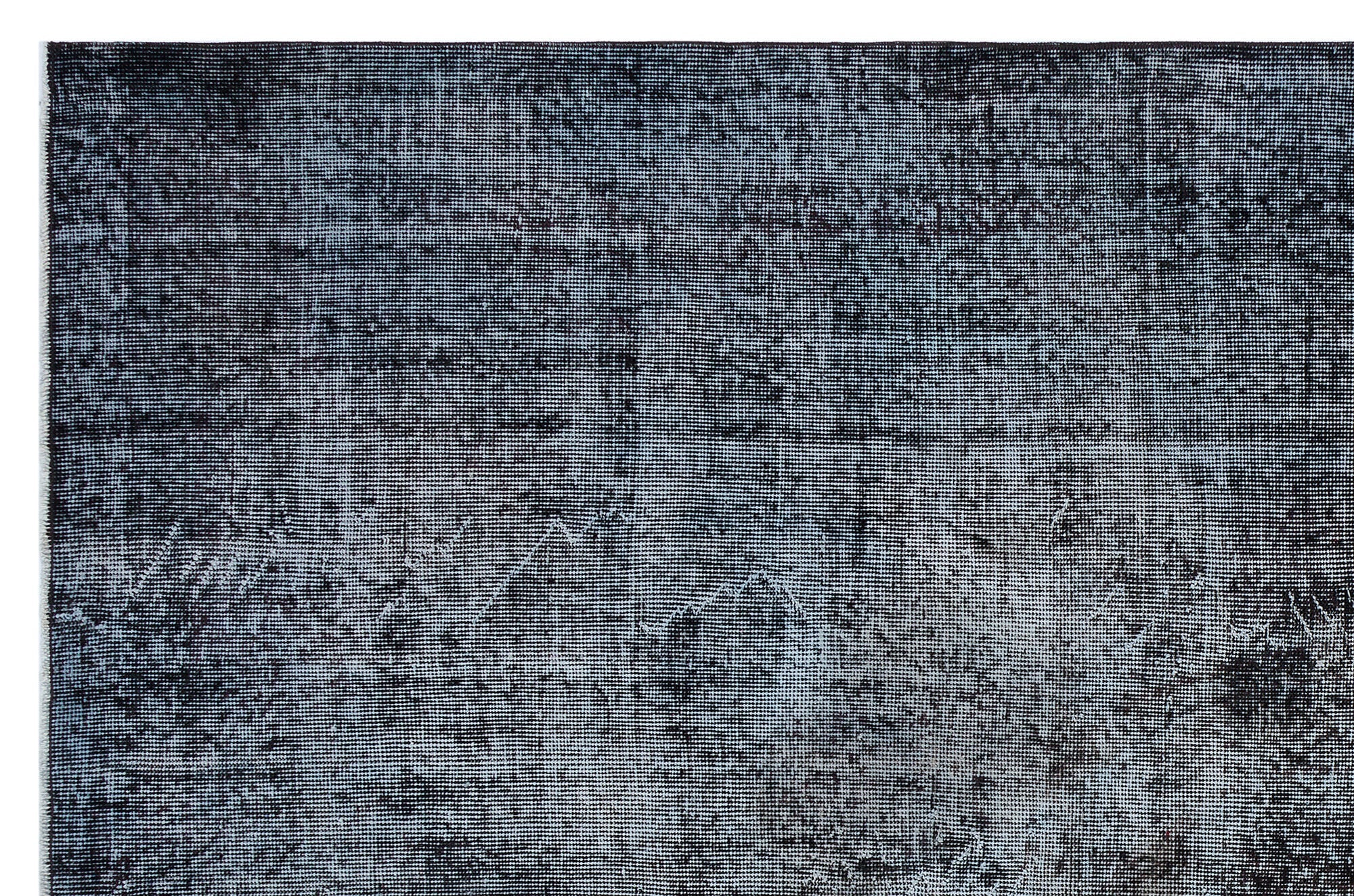 Atina Grey Vintage Wool Handmade Area Rug 5'10" x 8'10"