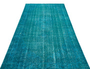 Atina Turquoise Vintage Wool Handmade Area Rug 5'1" x 8'6"
