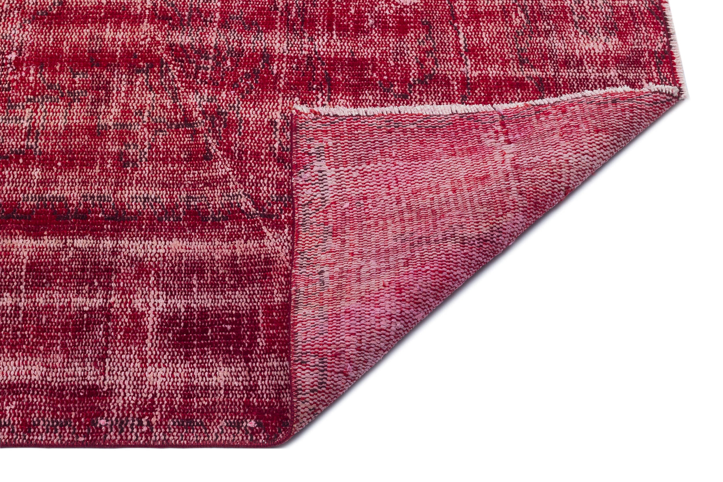 Atina Red Vintage Wool Handmade Area Rug 6'0" x 9'0"