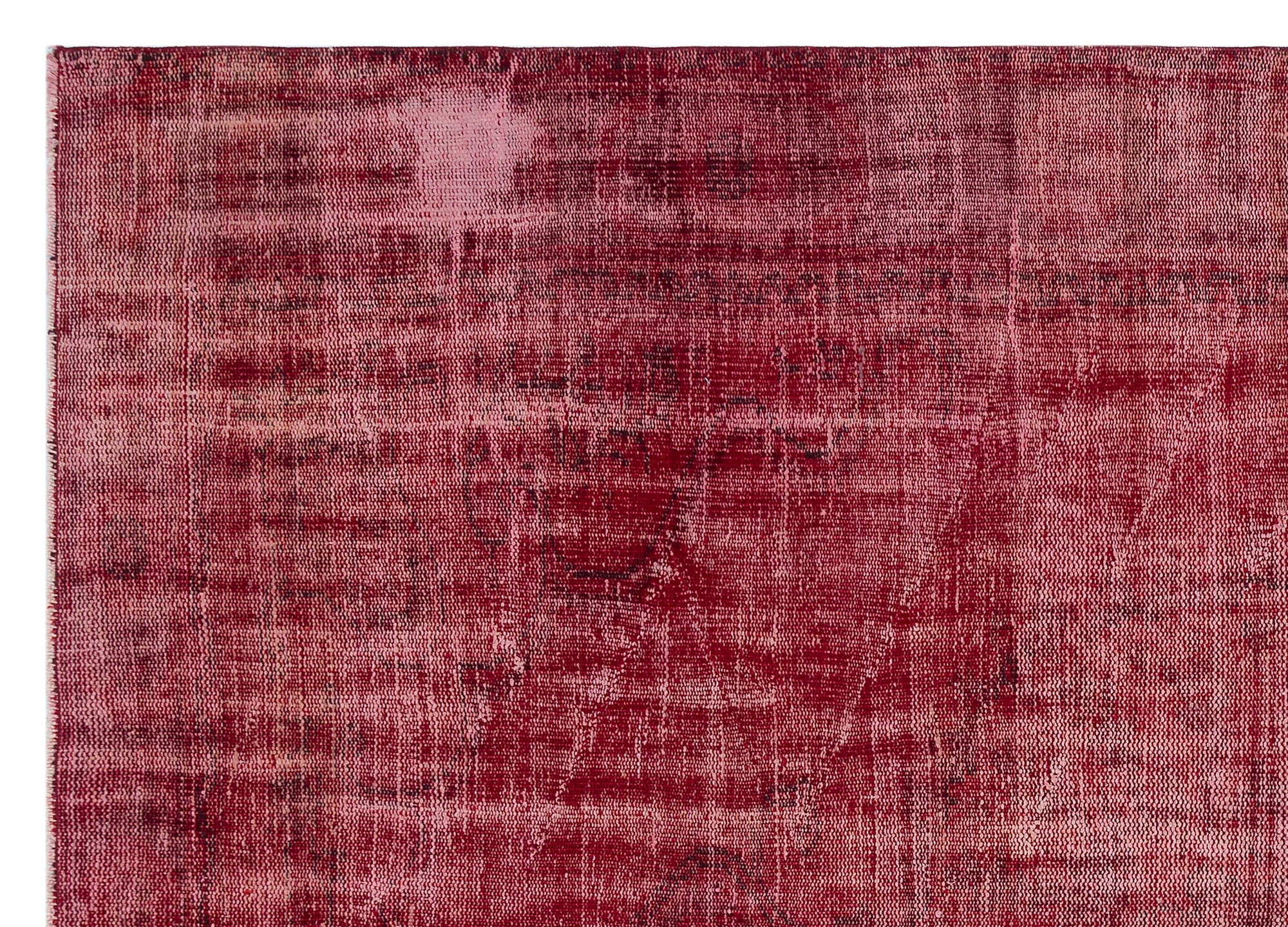 Atina Red Vintage Wool Handmade Area Rug 6'0" x 9'0"