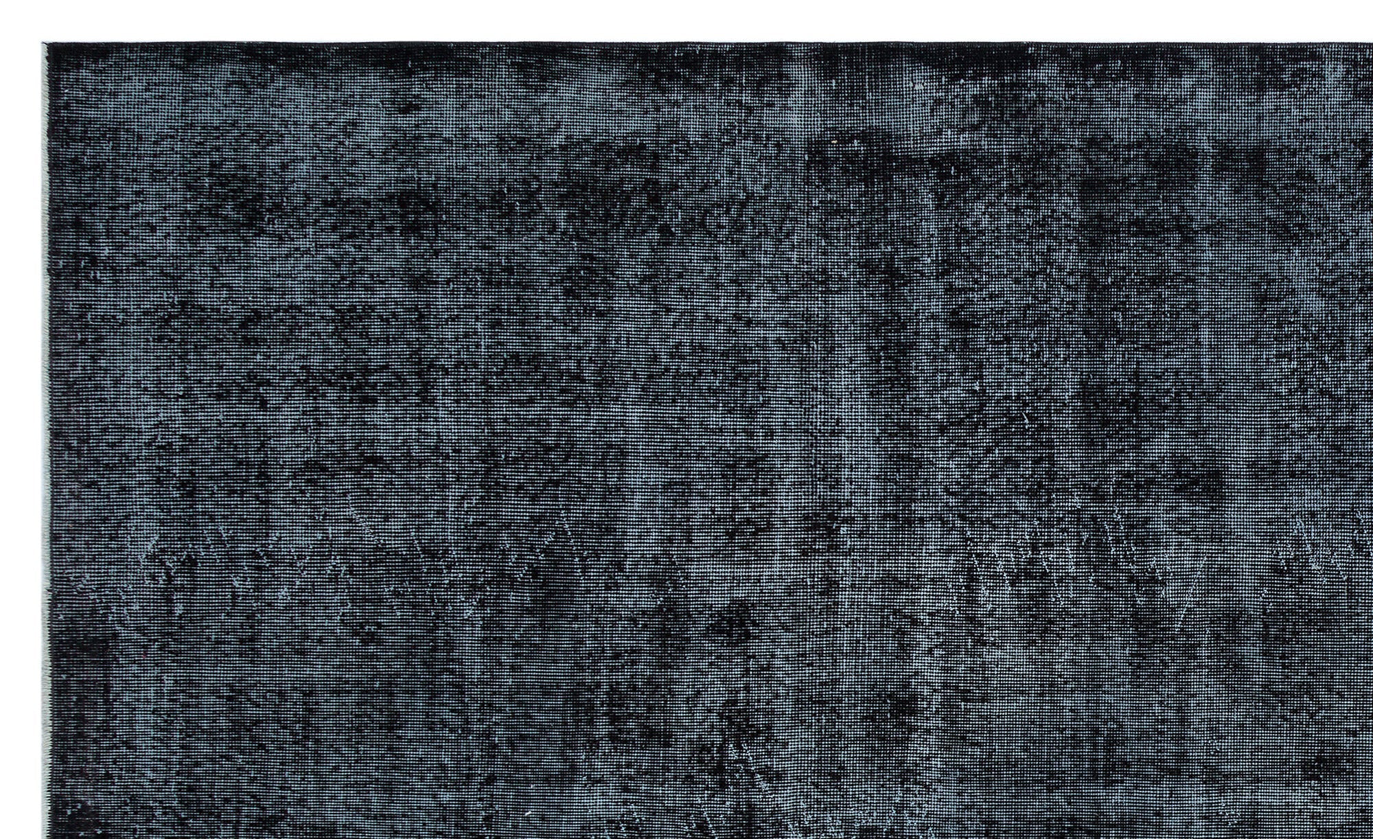 Atina Black Vintage Wool Handmade Area Rug 6'7" x 10'10"